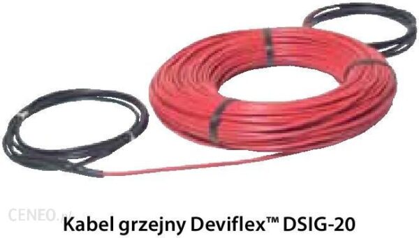 DEVI Kabel grzejny DEVIflex DSIG-20/230 V 91 m (140F0223)